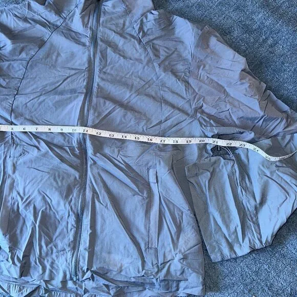 Zyia Active Blue Windbreaker Cropped Women Large - Picture 8 of 9
